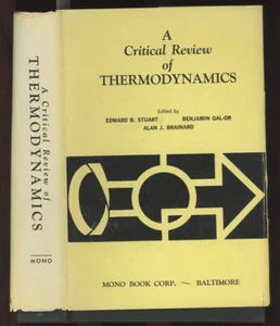 Edward B Stuart, Alan J Brainard / Critical Review of Thermodynamics 1st ed 1970 - Picture 1 of 1