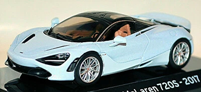 Mclaren 720S Coupe 2017-21 Blu Ghiaccio Metallizzato 1:43 Super Sport Cars - Immagine 1 di 4
