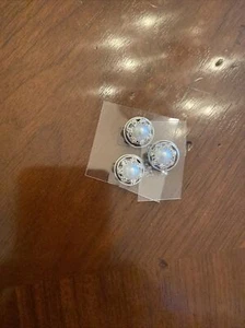 Formal twist in hair pin faux pearl and rhinestone set of 3  - Picture 1 of 3