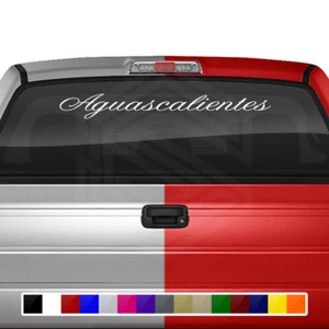 AGUASCALIENTES AGS Mexico Decal Sticker Windshield Window Vinyl Camioneta Troca - Picture 1 of 3