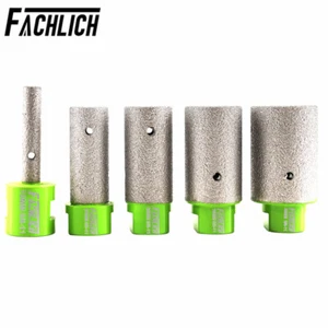 2pcs Dry Diamond Milling Finger Bit Enlarging Shaping Bevelling Existing Holes - Picture 1 of 13
