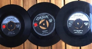 JERRY LEE LEWIS 3 x 7" SINGLES BREATHLESS/LET'S TALK ABOUT US/WHAT'D I SAY 50'S - Picture 1 of 7