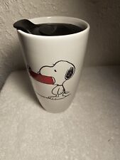 Peanuts Christmas Snoopy Christmas Traveling Coffee Mug W Lid  16 oz Holiday