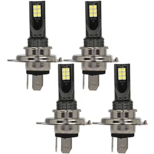 4pcs 60W LED Xenon Pure White Fog Light SMD Car Bulb 6000K HID Bright H3 New - Picture 1 of 9