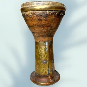 "Tamburo vintage marocchino legno di rame parchi Disney 5,25"" - Foto 1 di 4