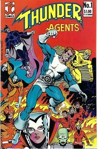 THUNDER AGENTS #1, Cover by Lou MANNA, VF+ (1983) JC Comics - Imagen 1 de 1
