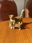Sherratt and Simpson Cat ornament. 3 beautiful cats, mum and kittens,