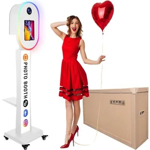 Photo Booth for iPad and Camera Dualuse Selfie Station Shell Stand APP Control - Picture 1 of 15