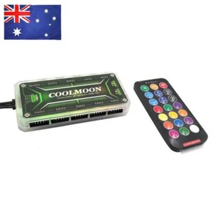 COOLMOON RGB Remote Controller DC12V 5A LED Color Intelligent Controllers - Afbeelding 1 van 12