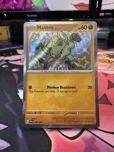 Mankey 169/091 Paldean Fates Baby Shiny - Bild 1 von 2