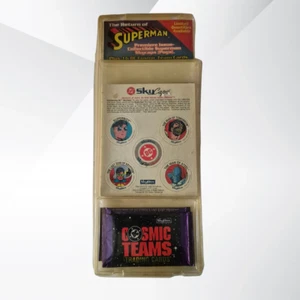 The Return of Superman Premiere Issue Skycaps + Sealed Cosmic Teams Trading Card - Bild 1 von 4