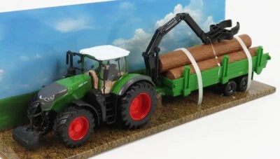 MODELLINO TRATTORE STATICO DIECAST FENDT 1050 VARIO TRACTOR 2016 RIMORCHIO 1/50 - Immagine 1 di 4