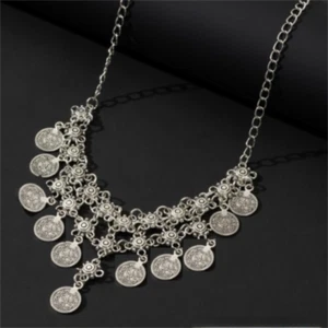 Vintage Tassel Necklace Versatile Ethnic Charms Necklace For Women - Picture 1 of 14
