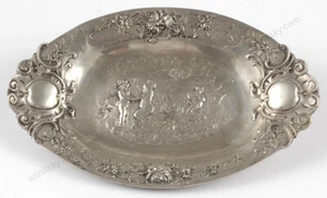 "Small Neorenaissance silver dish" Germany, late 19th century - Picture 1 of 7