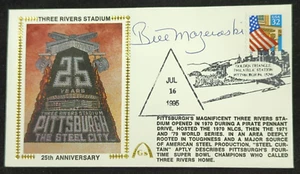 BILL MAZEROSKI (HOF)- SIGNED 1st DAY COVER 25th Anniversary 3-Rivers Stadium - Picture 1 of 9