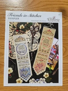 The Victoria Sampler Friends in Stitches Hardanger Bellpull CHART ONLY #118 - Picture 1 of 4