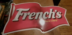 FRENCH'S Mustard SINCE 1904 (18" x 12" Metal Sign) GREAT COLOR - Picture 1 of 3