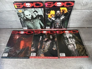 SOD Sounds of Death Magazine Lot #22-25 & #27 Necrophobic No CD - Picture 1 of 13