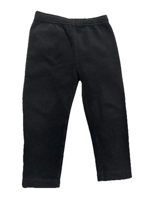 Pantalones deportivos REI Tots 4T negros de vellón pesado grueso pierna recta cálidos de vellón pesado Foto 1 de 4