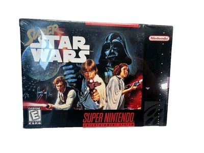 Super Star Wars Super Nintendo 1996 Complete in Box - SEALED- Free shipping - Image 1 of 4