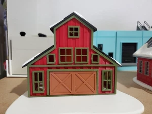 CHRISTMAS VILLAGE THE BARN S SCALE BUILDING-DIORAMA - Picture 1 of 3
