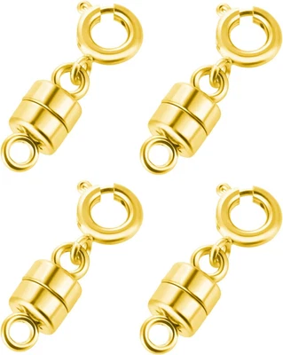 4 Stück Magnet Schmuck Magnetische Verschlüsse Ketten, Magnetverschluss Schmuckv - Bild 1 von 4