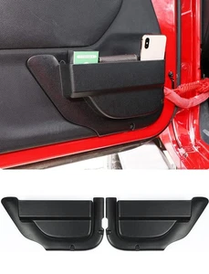 Front Door Storage Pockets for 2011-2018 Jeep Wrangler JK 2 PCS - Picture 1 of 7