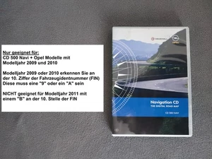 OPEL CD 500 NAVI CD DEUTSCHLAND 2009/2010 ASTRA MERIVA INSIGNIA MJ2009 MJ2010 - Bild 1 von 3