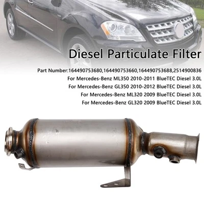 Diesel Particulate Filter DPF For Mercedes ML320 ML350 GL320 GL350 2009-2011 S11 - Image 1 of 4
