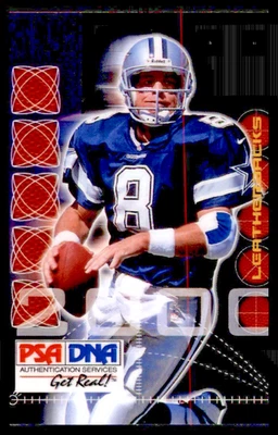 s2000 Collectors Edge Leatherbacks 预生产空白背面精制 Troy Aikman — 第 1/2 张图片
