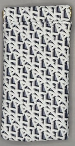 Anne Klein Occhiali da Vista/Occhiali da Sole Custodia Morbida Blu e Bianco - Foto 1 di 5