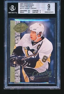 2005 Upper Deck 20th Anniv. Preview SIDNEY CROSBY #UD31 BGS 9 - Picture 1 of 2