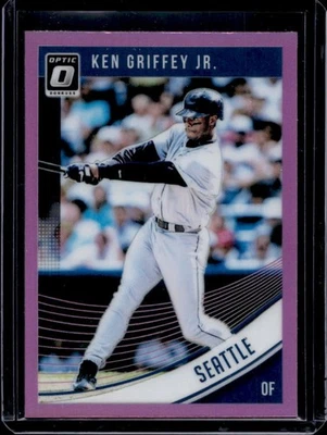 2018 Donruss Optic Ken Griffey Jr. Pink Prizm #141 Mariners - Image 1 of 2