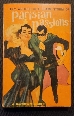 Parisian Passions by Ed Wood, Jr 1966 Vtg PB A Sundown Reader - Image 1 of 4