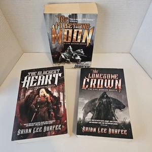 Brian Lee Durfee The Five Warrior Angels Trilogy Paperbacks Forgetting Moon  - Imagen 1 de 14