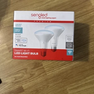 Singled Smart Wi-Fi LED LIGHT BULB. 2 X Bulbs. Works With Alexa. Hub Not Needed - Picture 1 of 2