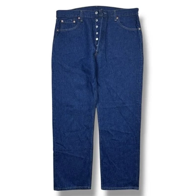 Vintage Levi’s 501xx Jeans One Wash Fuzzy Dark Denim USA Made 80s Men’s 36x30 - Image 1 of 4