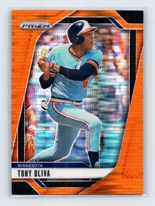 Tony Oliva Minnesota Twins 2025 Panini Prizm #182 Orange Pulsar Prizm #/399 - Bild 1 von 2
