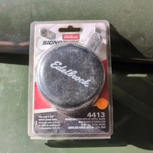 Edelbrock 4413 Pro-Flo Black Valve Cover Breather With 90 Degree Nipple - Picture 1 of 2