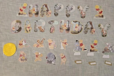 Conjunto de 74 piezas de suministros de fiesta Winnie The Pooh decoración de nacimiento panal  Foto 1 de 4