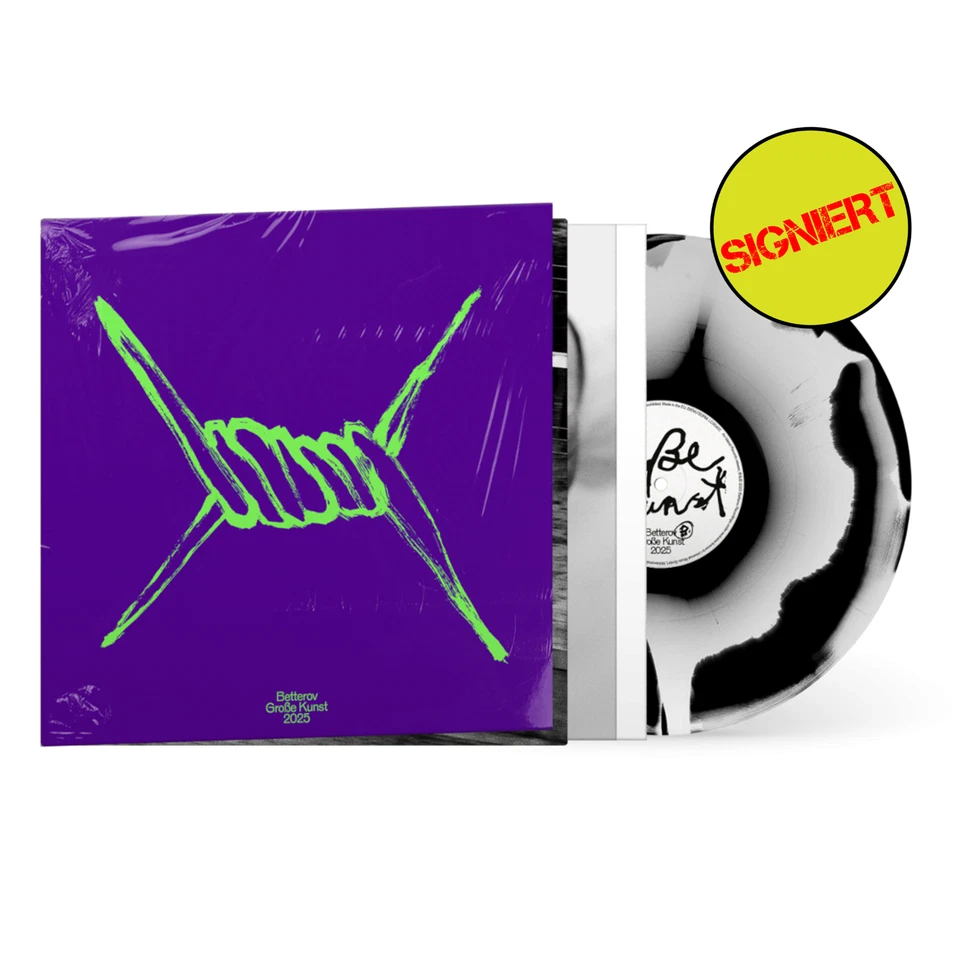 Betterov | Große Kunst | Limited Deluxe Black White Vinyl Signed LP | Neu OVP - Bild 1 von 1