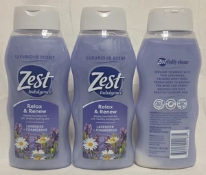 (3 Ct) Zest Fresh and Clean Lavender Chamomile Relax and Renew Body Wash 20 fl o - Picture 1 of 1