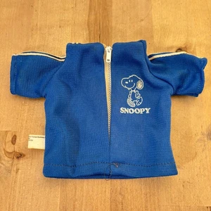 Vtg Snoopy 1958-1968 Peanuts Nylon Blue Track Suit Jacket For 12-14” REPLACEMENT - Picture 1 of 5