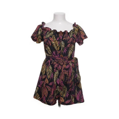 Boohoo, Jumpsuit, Größe: 42, Schwarz/Mehrfarbig, Polyester, Blumen, Damen #zq3 - Bild 1 von 3