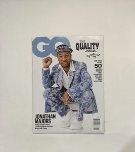 GQ Jonathan Majors “Hollywoods New Man” Issue October 2020 Magazine - Picture 1 of 9