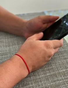 Red String Kabbalah Pulsera Pulsera ajustable Hombres Surfer Cord Regalo Mujeres - Imagen 1 de 15