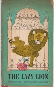 1953 Vintage The Lazy Lion Helen Wing Jan B. Balet - 1st Edition Signed HB/DJ - Picture 1 of 2