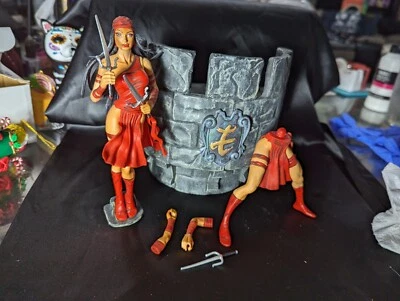 Marvel Diamond Select Deluxe Elektra 2002 juego de figuras de acción vintage Foto 1 de 4