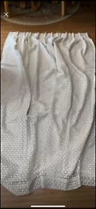 MCM PAIR CUSTOM Gray Scandinavian DRAPERY Lined Vintage CURTAINS Panels GORGEOUS - Picture 1 of 4