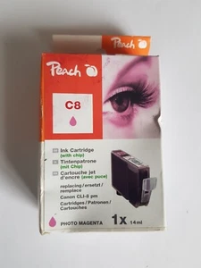X2 Peach CLI-8PM Compatible For Canon Ink Cartridge NEW SEALED Remanufatured - Picture 1 of 6